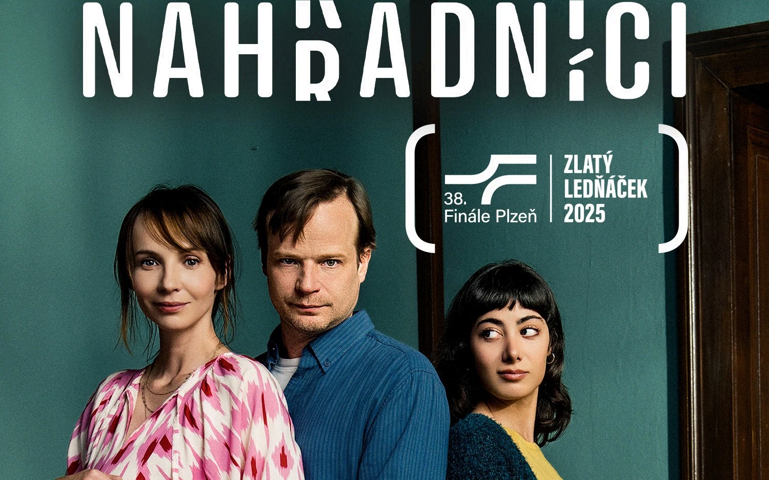 Klíčová grafika série Náhradníci — Eva, Otakar a náhradní matka Mariam